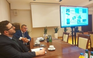 Wizyta przedstawicieli Zarządu Spółki Restrukturyzacji Kopalń S.A. w Ministerstwie Klimatu i Środowiska.  (2)