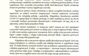List gratulacyjny PRM  