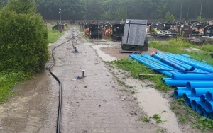 Prace zabezpieczające na Cmentarzu w Trzebini (6)