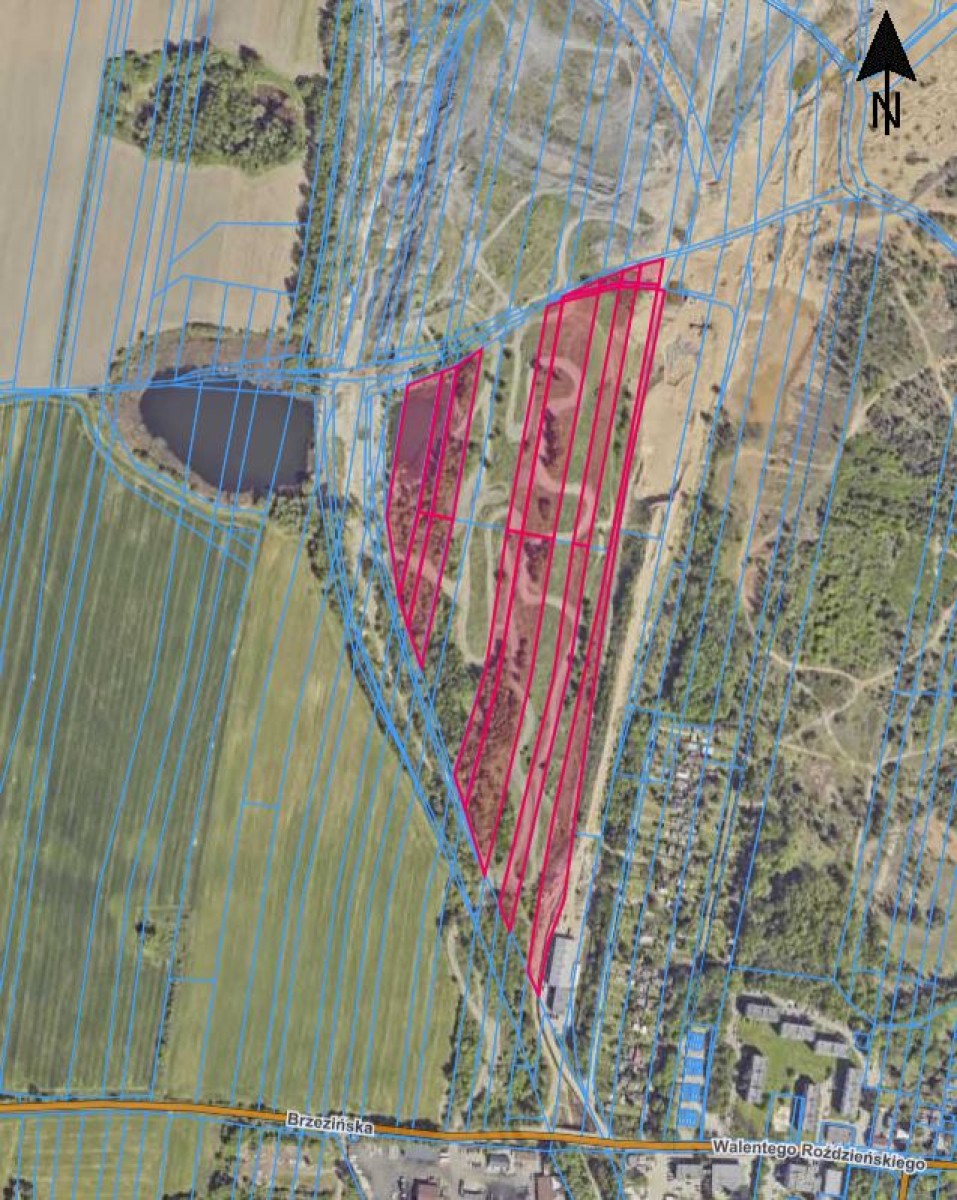 mapa - Bytom, Brzezińska - kompleks 20 dz.